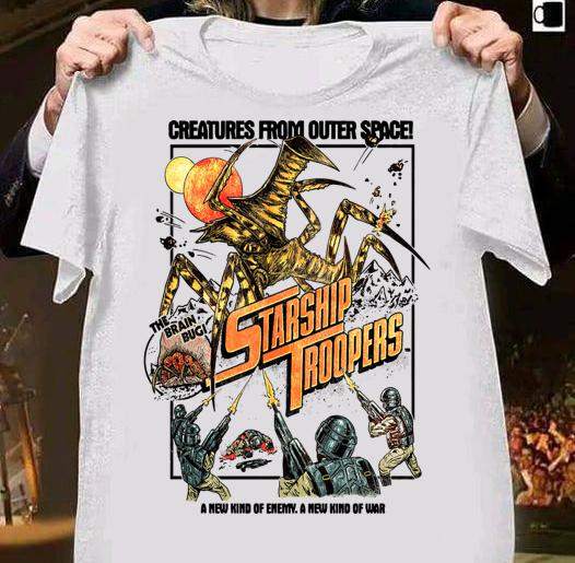 Creatures From Outer Space Starship Troopers t-shirt shirt