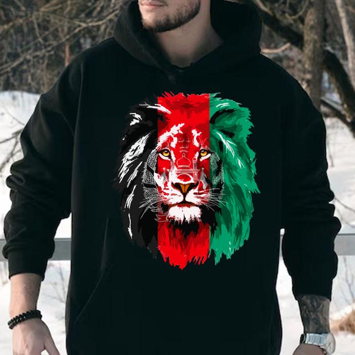 Afghanistan Flag Lion Free Afghanistan t-shirt hoodie