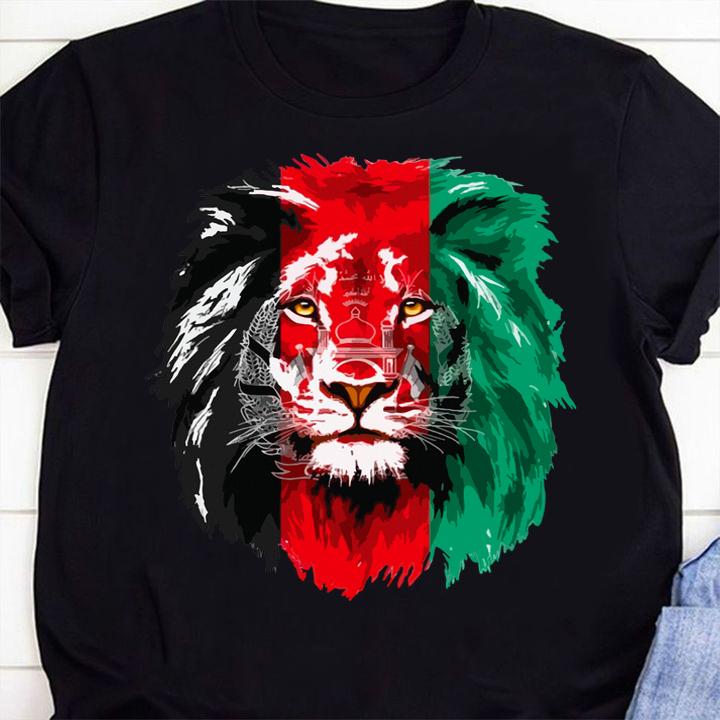 Afghanistan Flag Lion Free Afghanistan t-shirt shirt