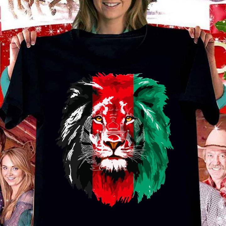 Afghanistan Flag Lion Free Afghanistan t-shirt woman shirt