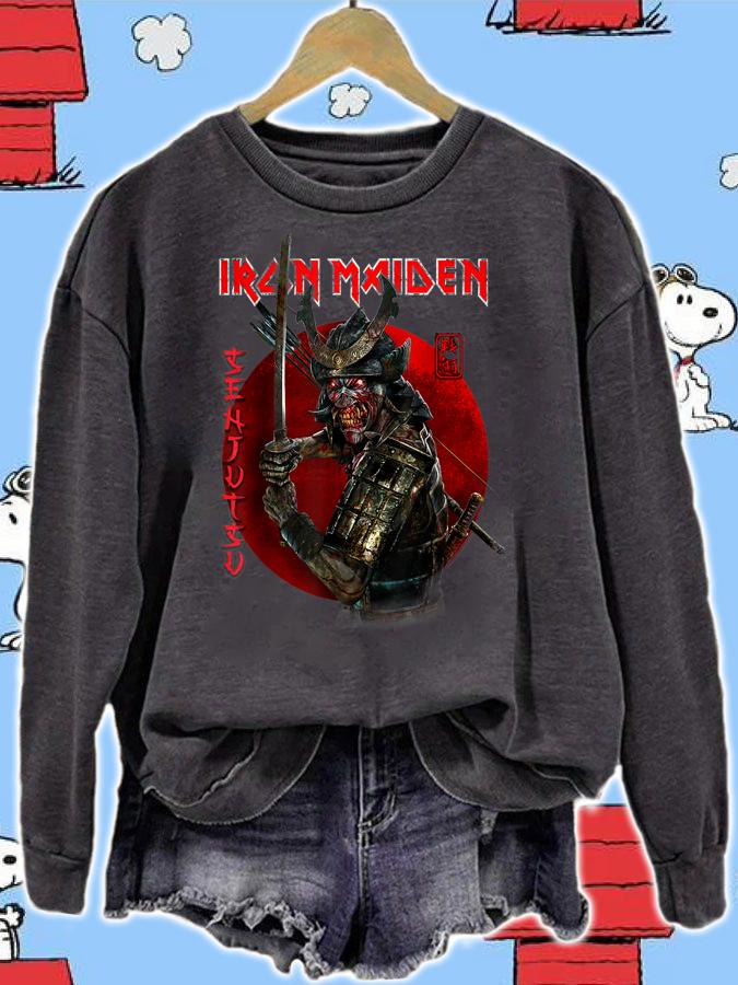 Iron Maiden SENJUTSU Eddie Red Circle t-shirt sweatshirt