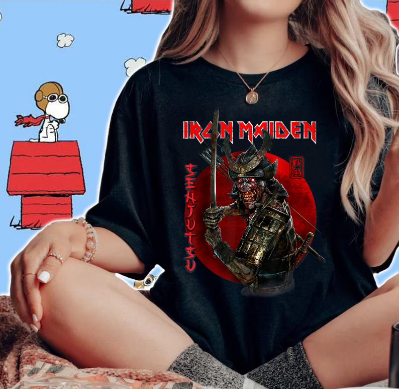 Iron Maiden SENJUTSU Eddie Red Circle t-shirt woman shirt