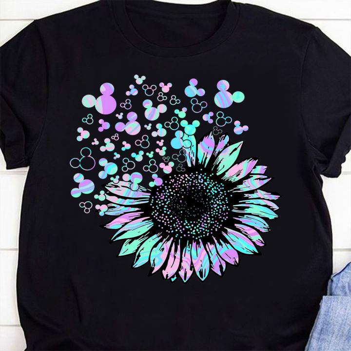 Nice Sunflower Mickey head Disney t-shirt shirt