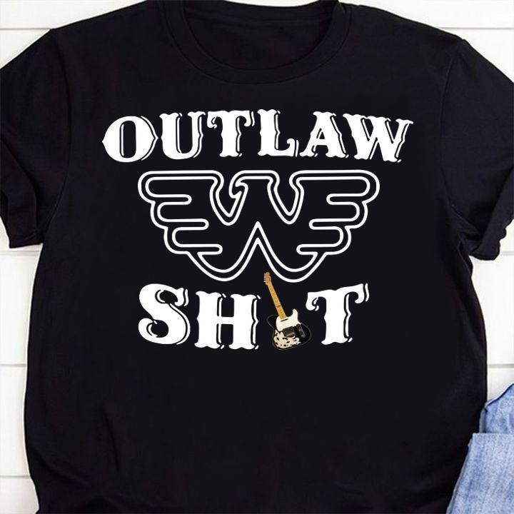 Symbol Waylon Jennings Logo Outlaw t-shirt shirt