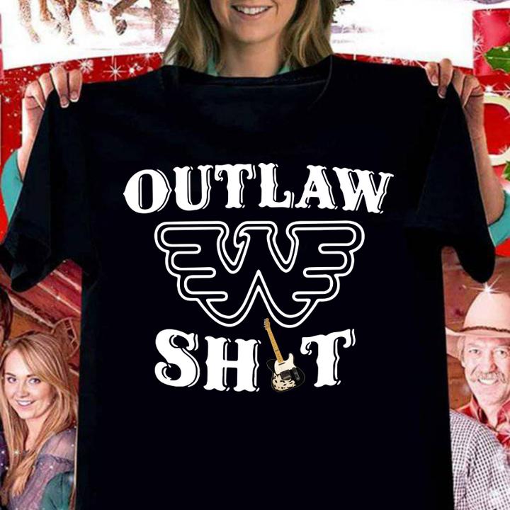 Symbol Waylon Jennings Logo Outlaw t-shirt woman shirt