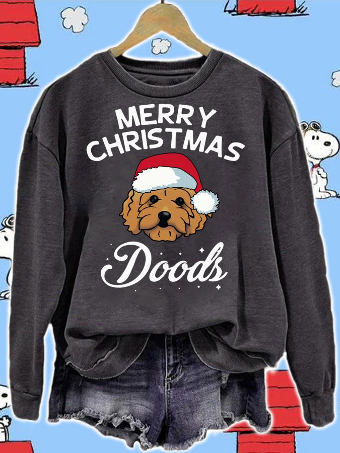 A Very Merry Goldendoodle Christmas sweater t-shirt sweatshirt