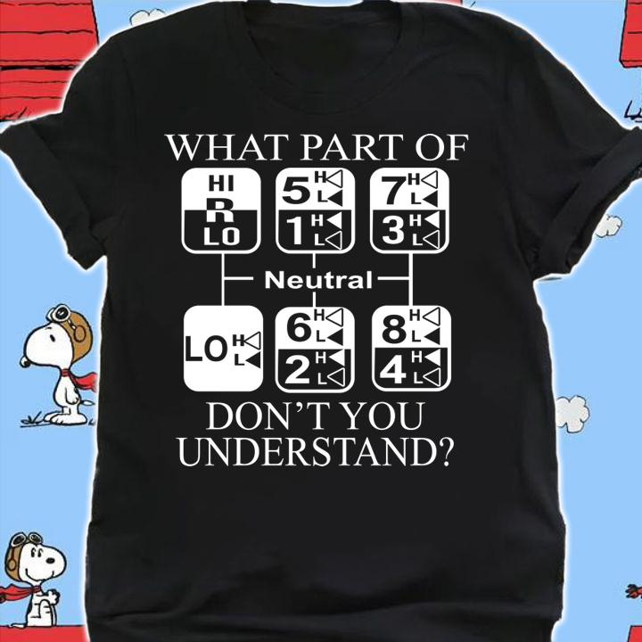 What Part Of Gear Don’t You Understand t-shirt shirt