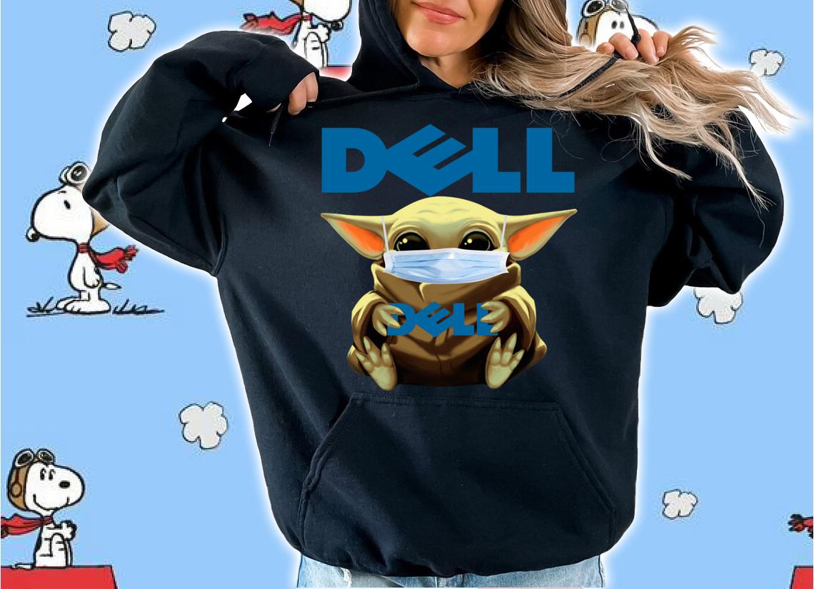 Star Wars Baby Yoda Mask Dell Coronavirus t-shirt hoodie