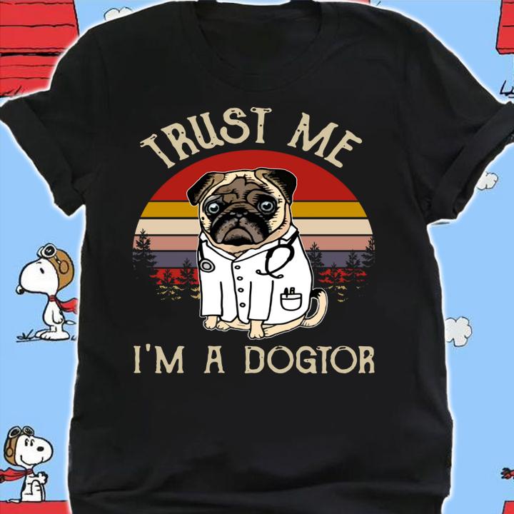 Bulldog doctor Trust me I’m a dogtor vintage t-shirt shirt