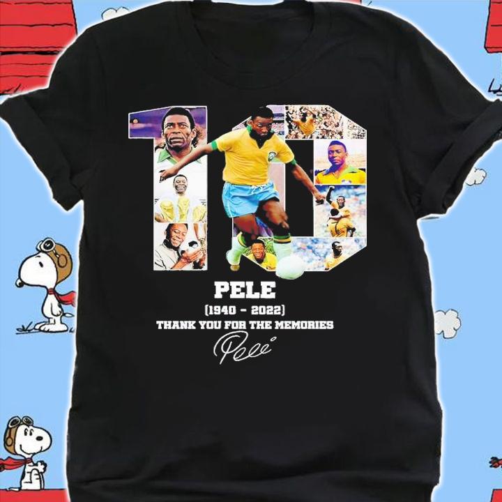 10 Pele 1940 2022 thank you for the memories shirt t-shirt shirt