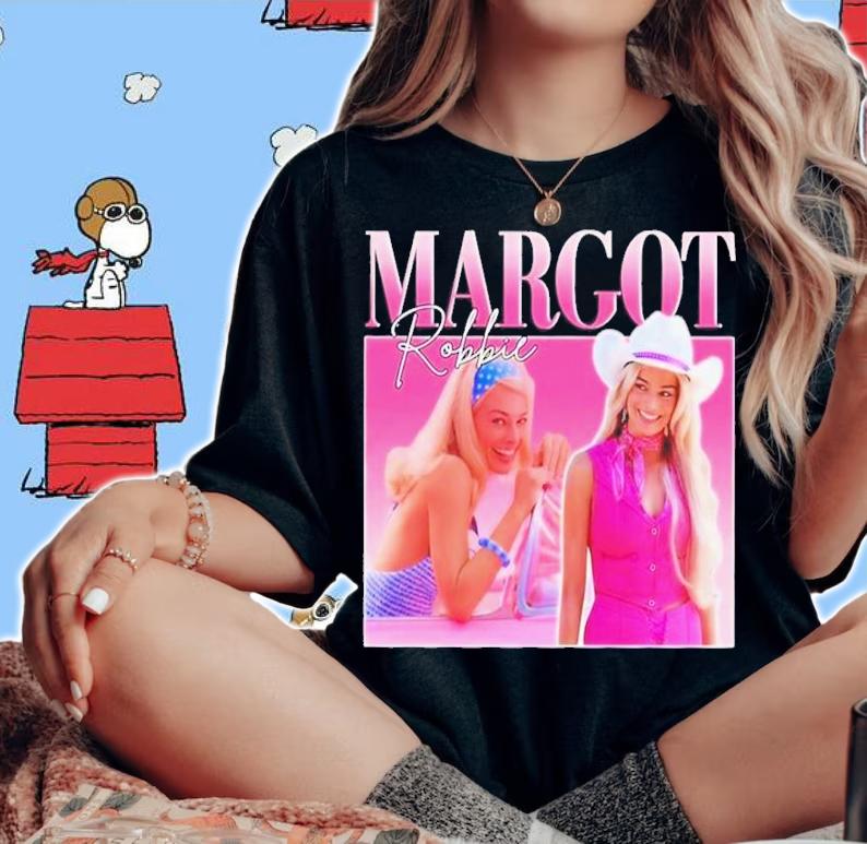 Barbie Margot Robbie Vintage Shirt t-shirt woman shirt