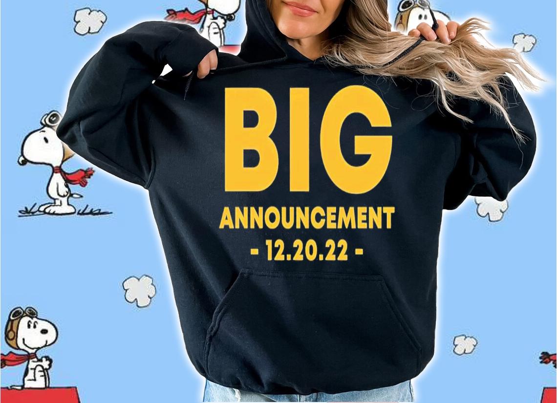 Big Ten Announcement 12 20 22 shirt t-shirt hoodie