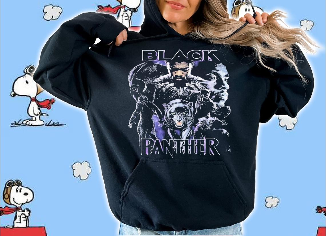 Black Panther tribute shirt t-shirt hoodie