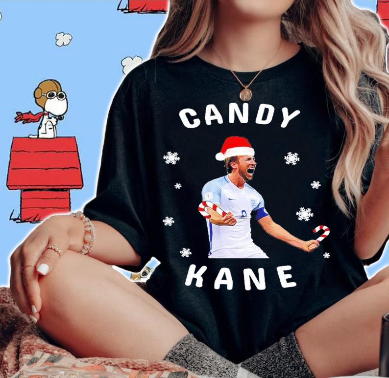 Candy Kane World Cup Men's Funny Christmas shirt t-shirt woman shirt