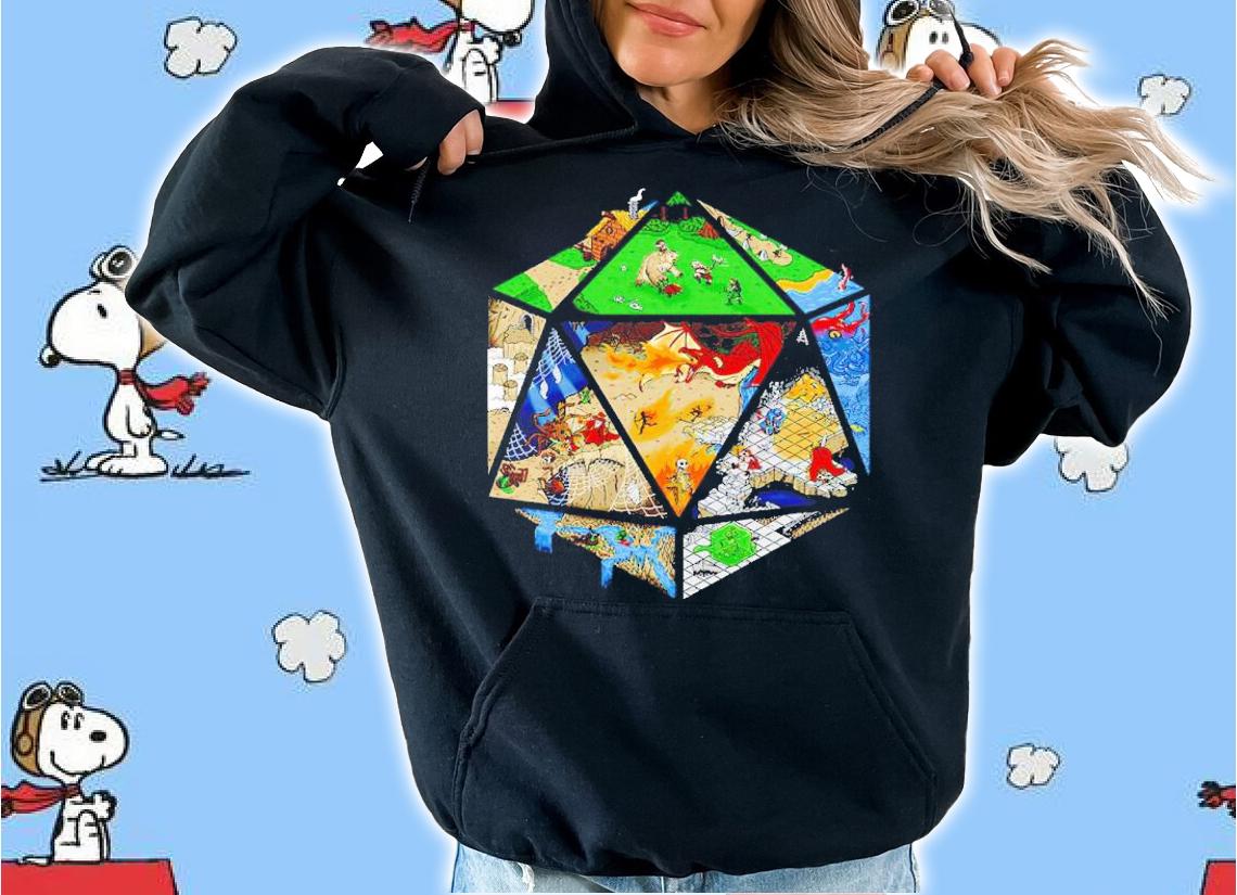 Dungeons in dice shirt t-shirt hoodie