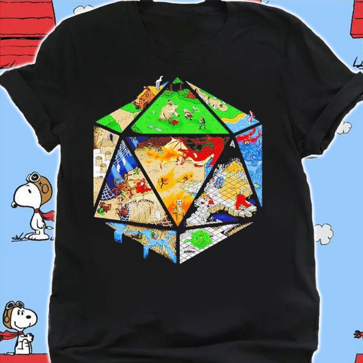 Dungeons in dice shirt t-shirt shirt