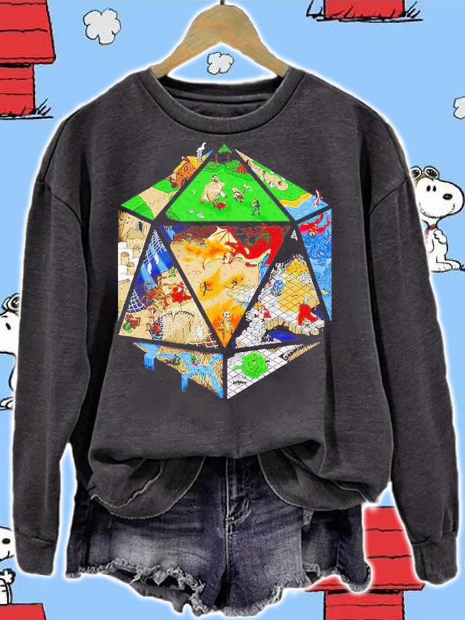 Dungeons in dice shirt t-shirt sweatshirt