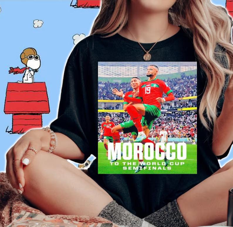 Espn Morocco To The World Cup Semifinals Shirt t-shirt woman shirt