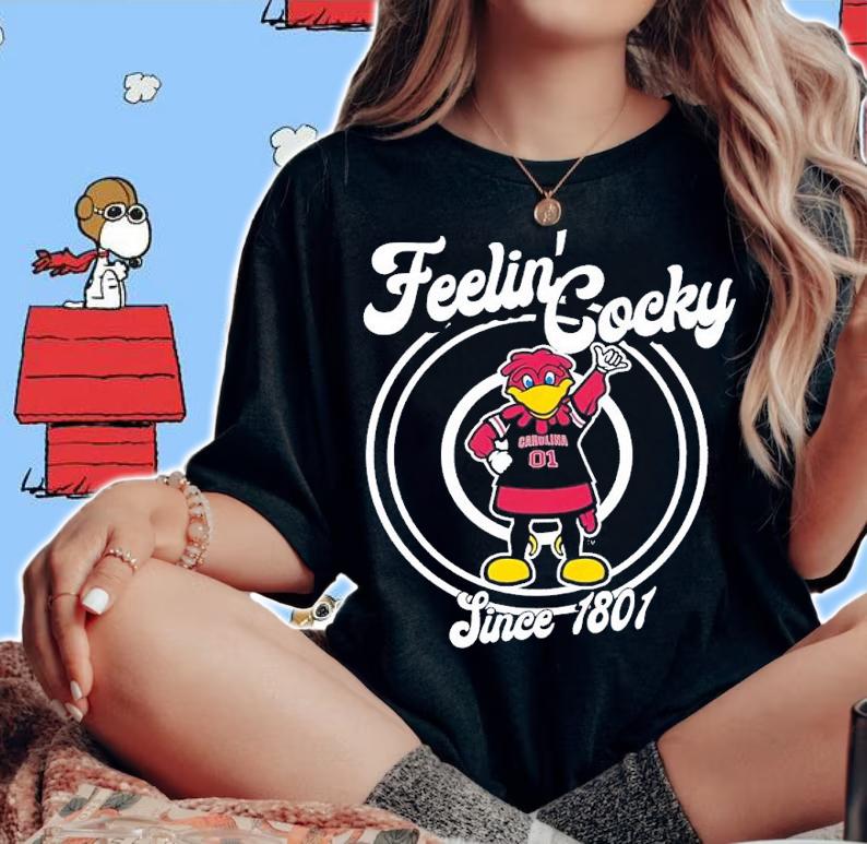 Feelin' Cocky since 1801 shirt t-shirt woman shirt