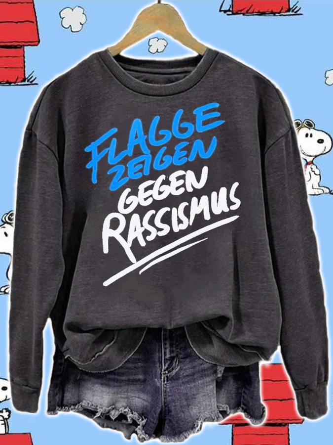 Flagge Zeigen Gegen Rassismus shirt t-shirt sweatshirt