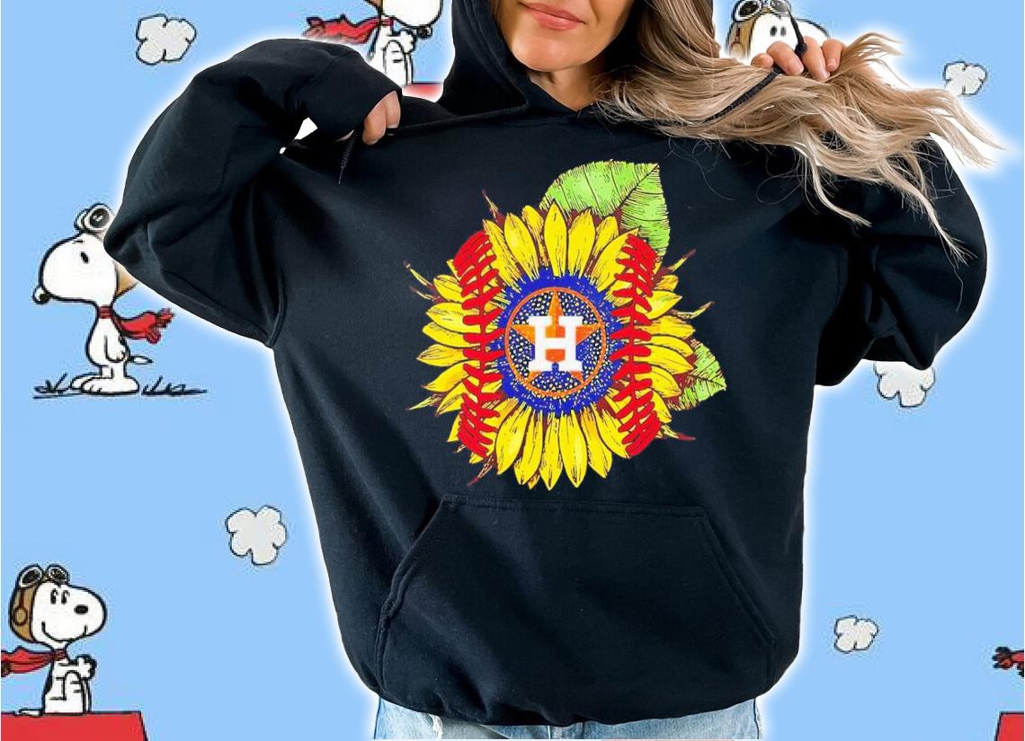 Houston Astros sunflower baseball shirt t-shirt hoodie