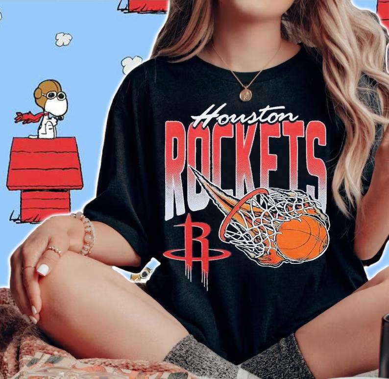Houston Rockets On Fire shirt t-shirt woman shirt