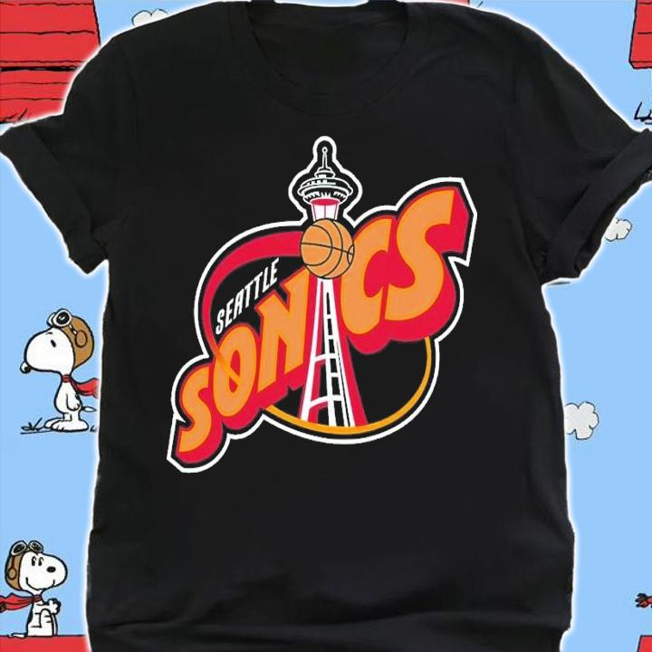 Hoop Central Seattle Sonics shirt t-shirt shirt