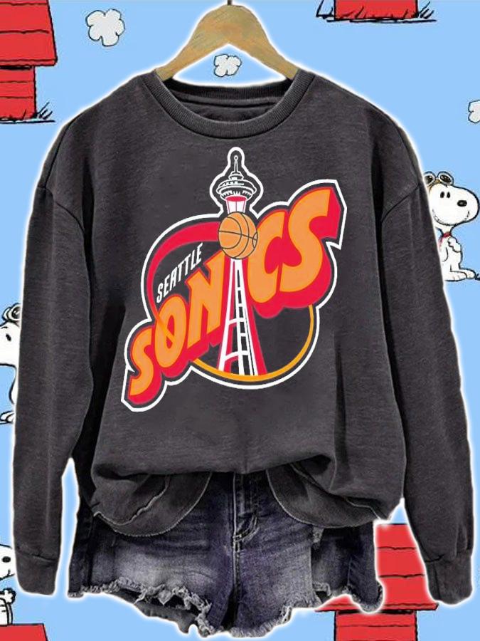 Hoop Central Seattle Sonics shirt t-shirt sweatshirt