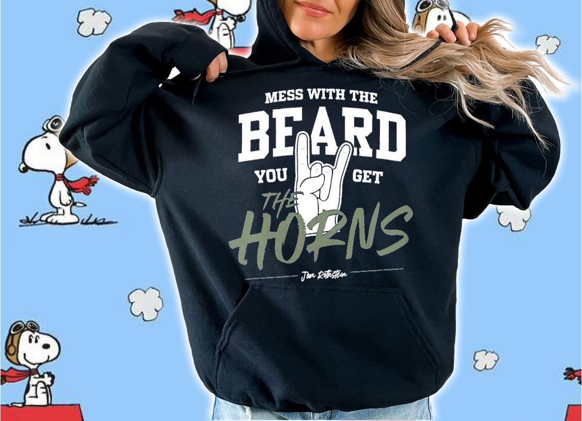 Mess With The Beard You Get The Horns shirt t-shirt hoodie