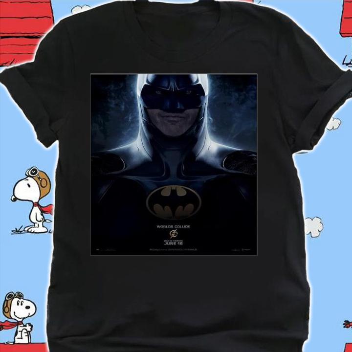 Michael Keaton Batman in The Flash poster shirt t-shirt shirt