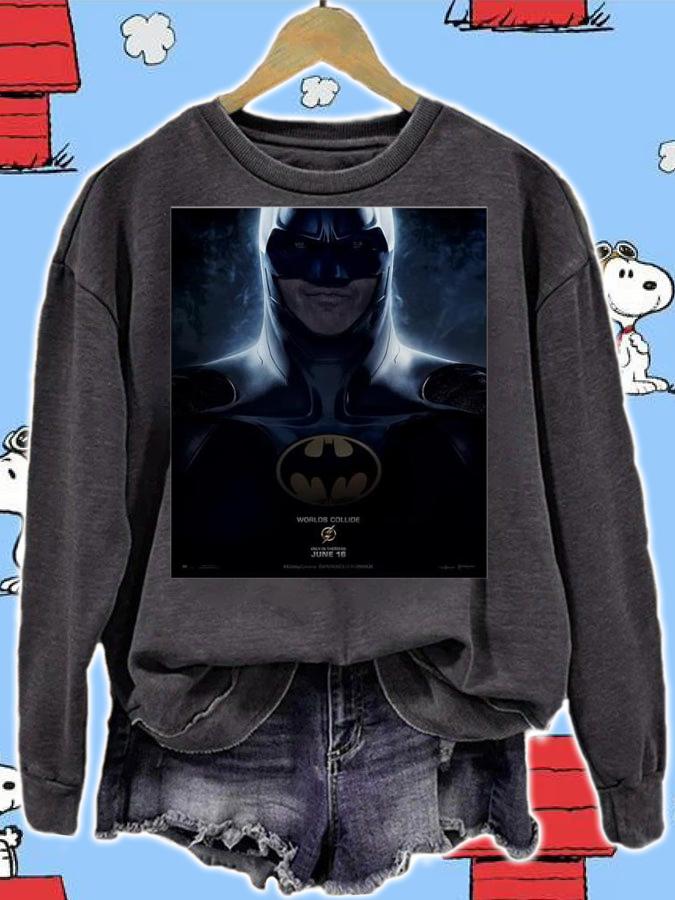 Michael Keaton Batman in The Flash poster shirt t-shirt sweatshirt