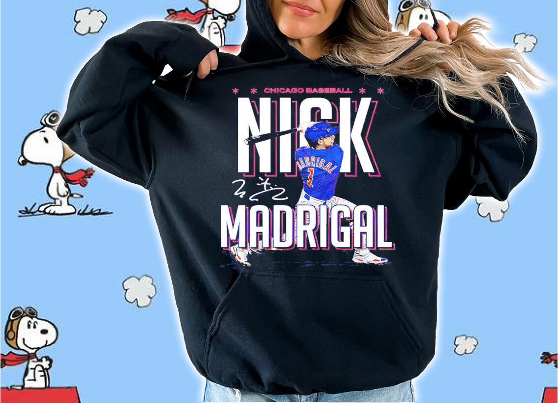 Nick Madrigal Chicago Baseball MLBPA signature shirt t-shirt hoodie