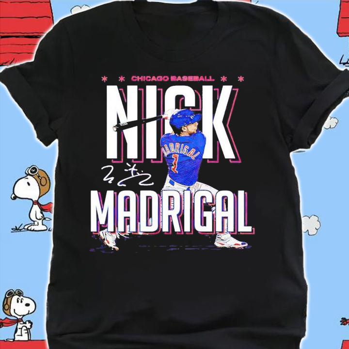 Nick Madrigal Chicago Baseball MLBPA signature shirt t-shirt shirt