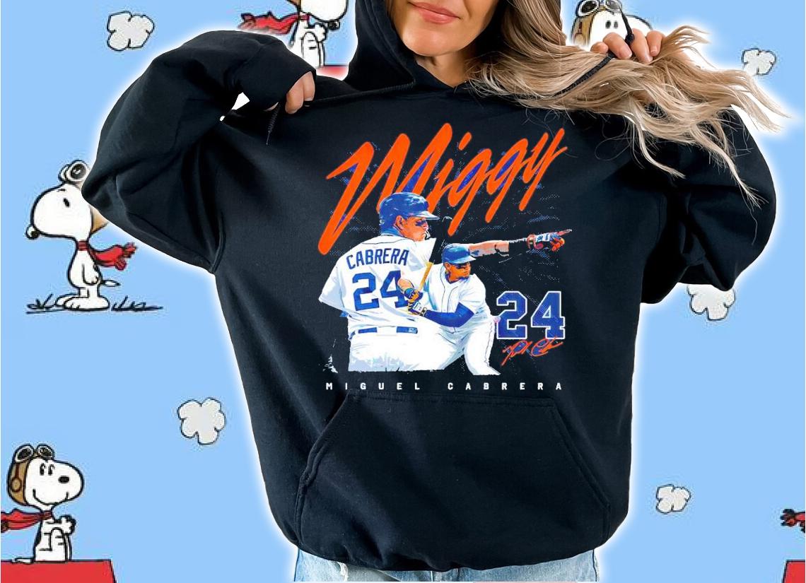 Miguel Cabrera Miggy MLBPA signature shirt t-shirt hoodie