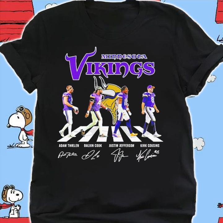 Minnesota Vikings Abbey Road Adam Thielen Dalvin Cook Justin Jefferson Kirk Cousins shirt t-shirt
