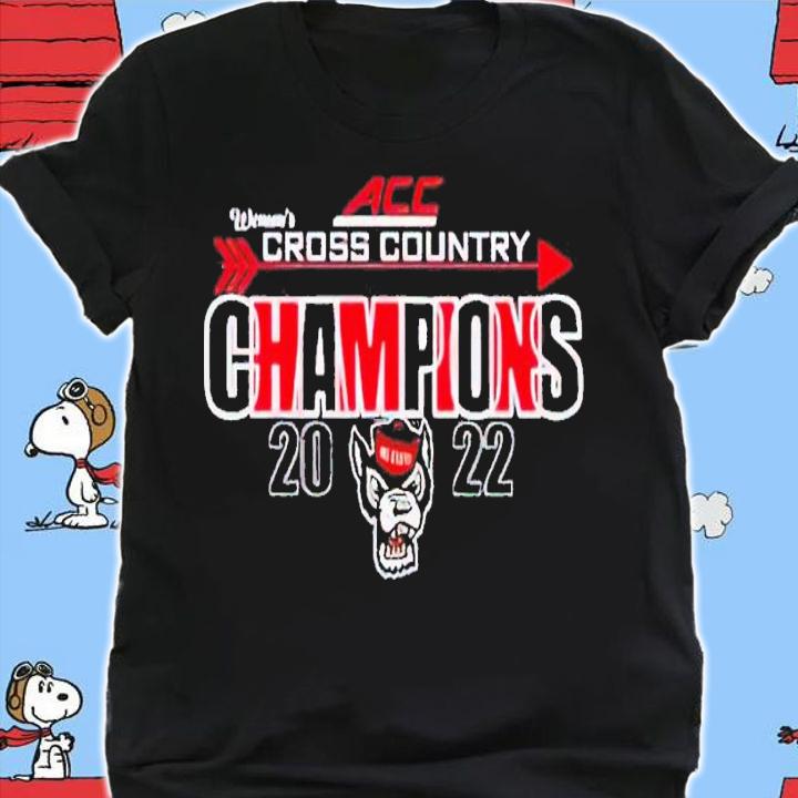 NC State Wolfpack 2022 Women's Cross Country ACC Champion shirt t-shirt shirt