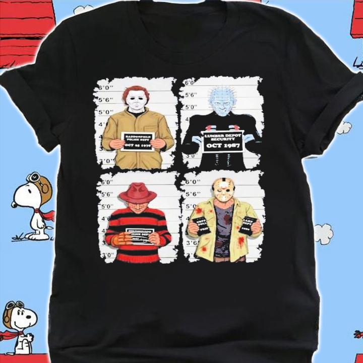 Horror Movie Characters T-Shirt t-shirt