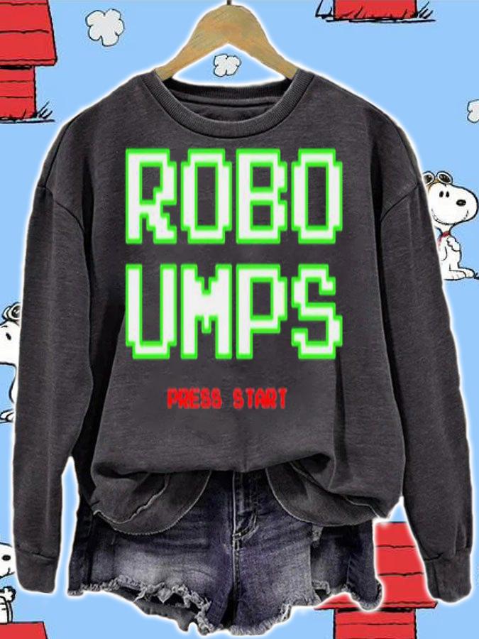 Robo umps press start shirt t-shirt