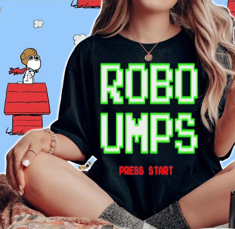 Robo umps press start shirt t-shirt