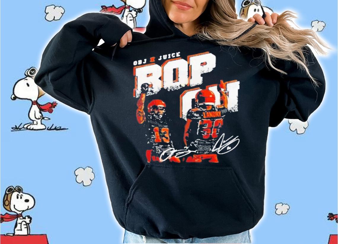 Bop On OBJ Juice Odell Beckham Jr Signature T-Shirt t-shirt