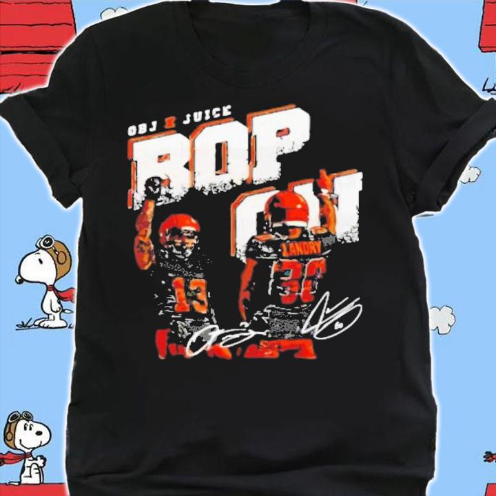Bop On OBJ Juice Odell Beckham Jr Signature T-Shirt t-shirt