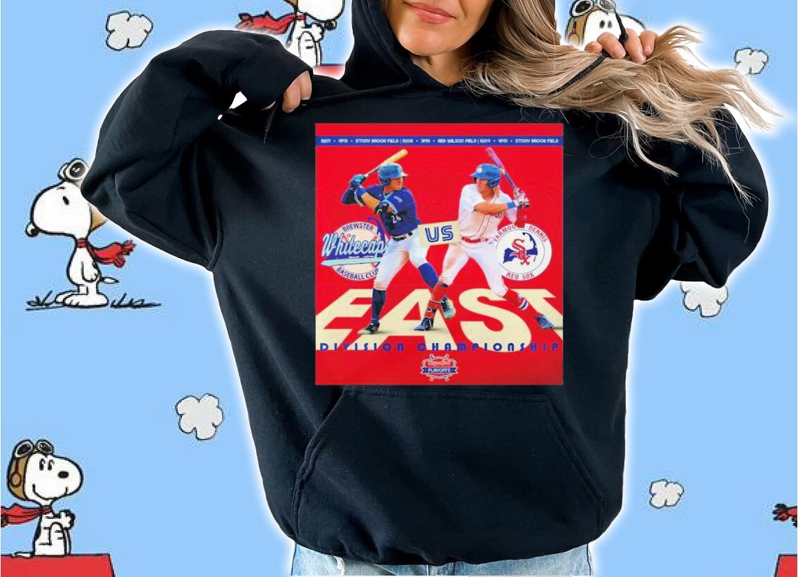 Brewster Whitecaps vs Yarmouth-Dennis Red Sox Cape Cod Baseball League Playoff 2022 East Division Championship Shirt t-shirt hoodie
