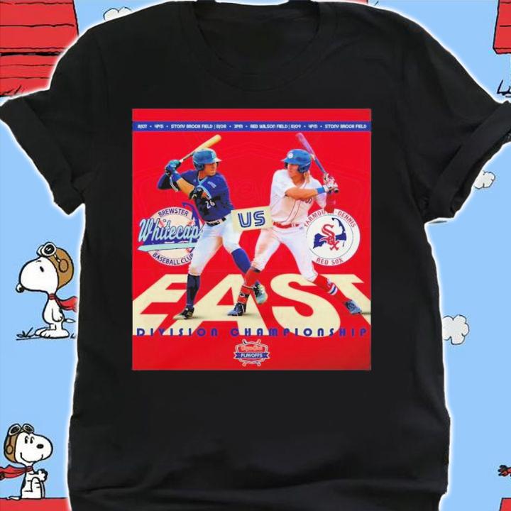Brewster Whitecaps vs Yarmouth-Dennis Red Sox Cape Cod Baseball League Playoff 2022 East Division Championship Shirt t-shirt shirt