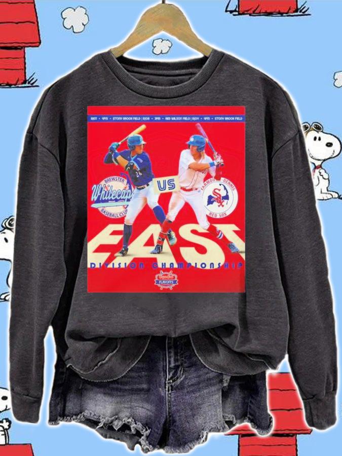 Brewster Whitecaps vs Yarmouth-Dennis Red Sox Cape Cod Baseball League Playoff 2022 East Division Championship Shirt t-shirt sweatshirt