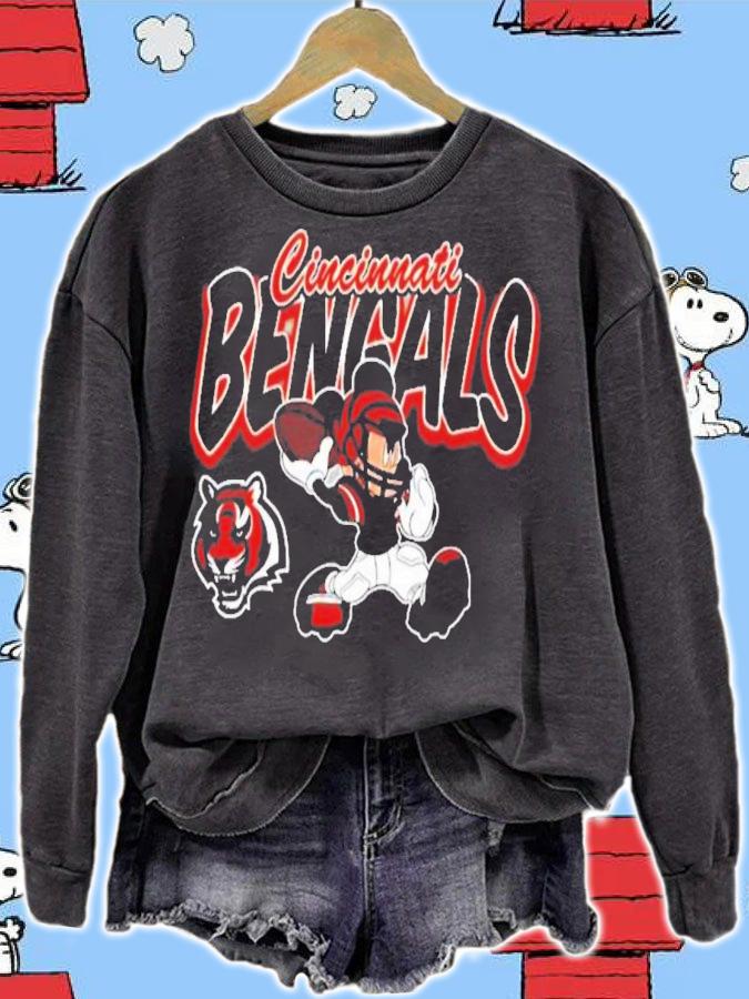 Cincinnati Bengals Mickey Mouse Disney Lil Playmaker T-Shirt t-shirt