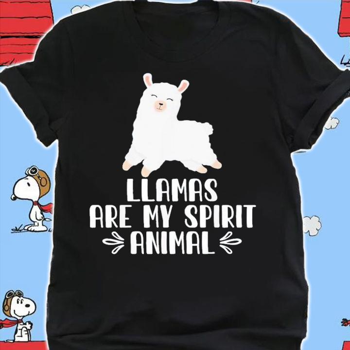 Llamas Are My Spirit Animal T-Shirt t-shirt shirt