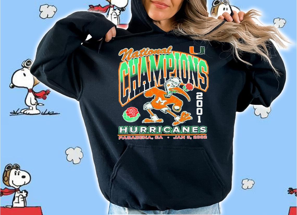 Miami Hurricanes 2001 National Champs Rocker '47 Vintage shirt t-shirt hoodie