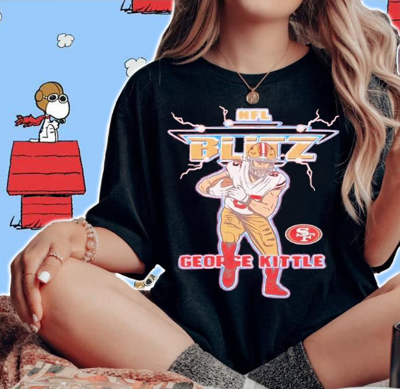 NFL Blitz 49ers George Kittle shirt t-shirt
