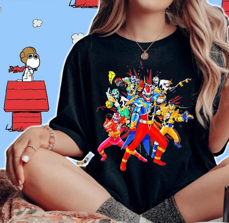 Power Rangers Dino Fury shirt t-shirt woman shirt