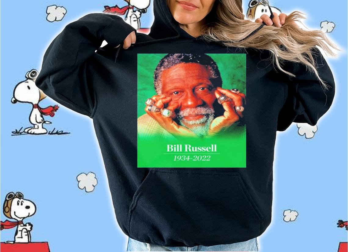 RIP Bill Russell 1934-2022 Legends Never Die Shirt t-shirt